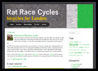 Rat Race Cycles website screenshot